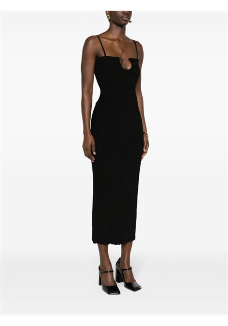 Black la robe sierra bretelles dress - women JACQUEMUS | 241KN3582355990