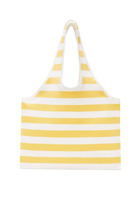 Borsa a spalla le tote marcel in giallo e bianco Jacquemus - unisex JACQUEMUS | 243BA3762422020