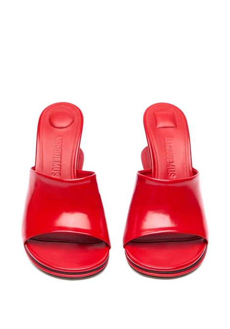 Mules Les Doubles 110mm in rosso di Jacquemus - donna JACQUEMUS | 243FO1604036470