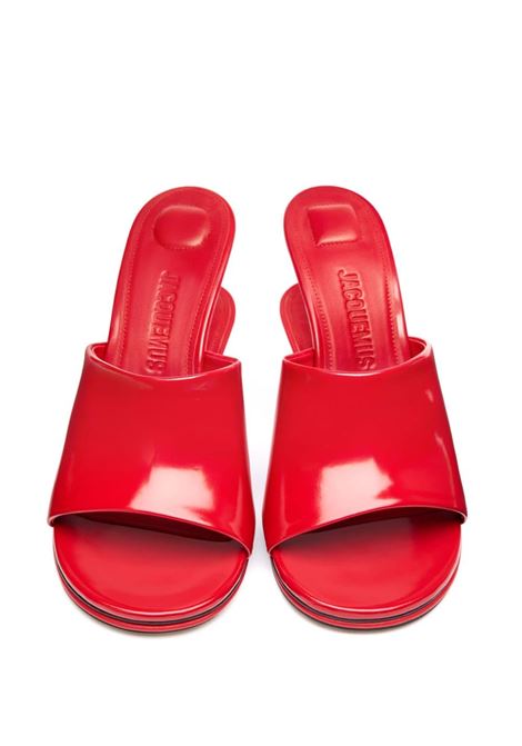 Mules Les Doubles 110mm in rosso di Jacquemus - donna JACQUEMUS | 243FO1604036470