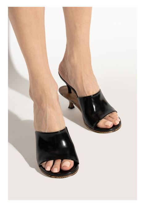 Mules Les Doubles 110mm in nero di Jacquemus - donna JACQUEMUS | 243FO16043089BB