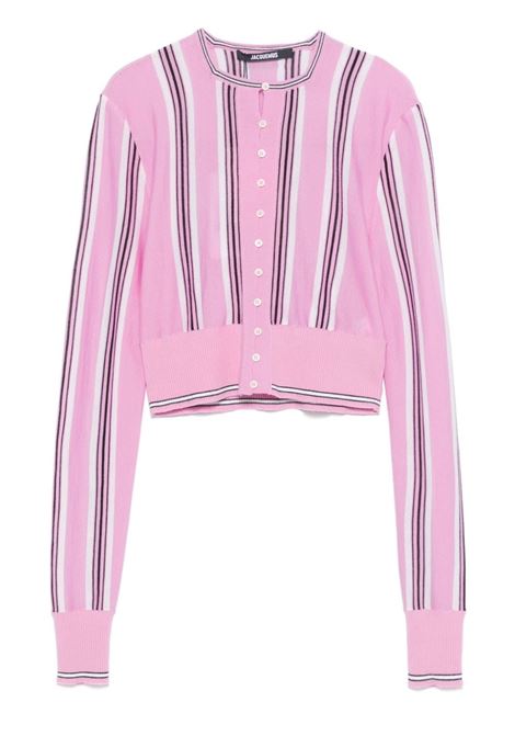 Pink le cardigan spiaggia cardigan Jacquemus - women JACQUEMUS | Sweaters | 243KN5072414043