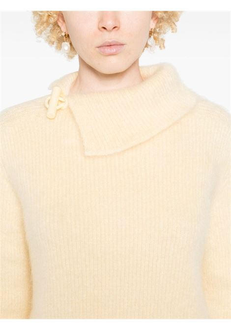 Light yellow le pull marina jumper Jacquemus  - women JACQUEMUS | 243KN5452317210