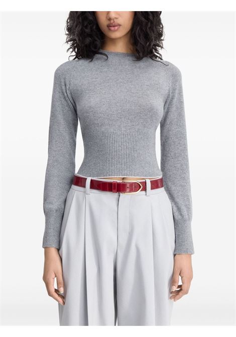 Light grey La Maille Soglia jumper Jacquemus  - women JACQUEMUS | 243KN5472001950