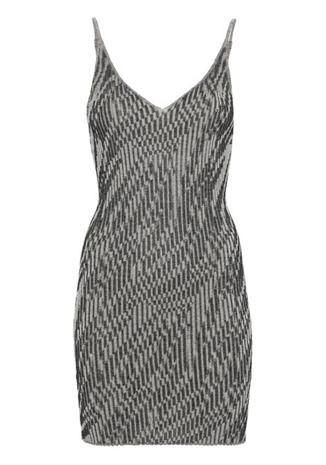 Black and grey La Mini Robe dress Jacquemus - women