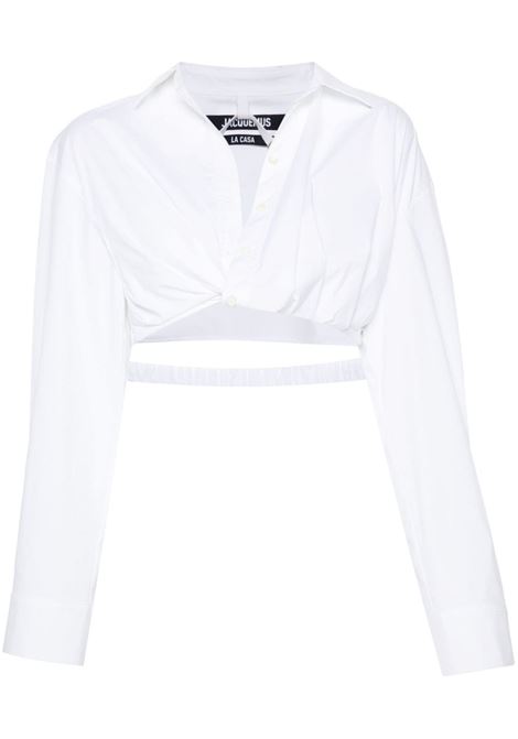 Camicia la chemise bahia courte in bianco Jacquemus - donna