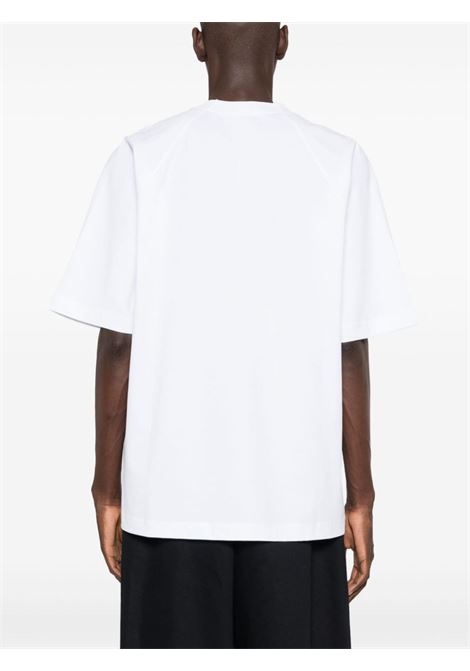 T-shirt Le Tshirt Typo con stampa in bianco di Jacquemus - unisex JACQUEMUS | 245JS2122011100