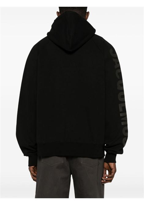 Felpa Le Hoodie Typo in nero di Jacquemus - unisex JACQUEMUS | 245JS2342341990