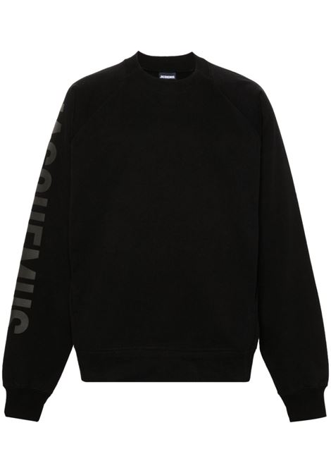 Felpa Le Sweatshirt Typo in nero di Jacquemus - unisex JACQUEMUS | 245JS2362341990