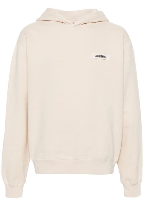 Felpa le sweatshirt gros grain  in beige - unisex