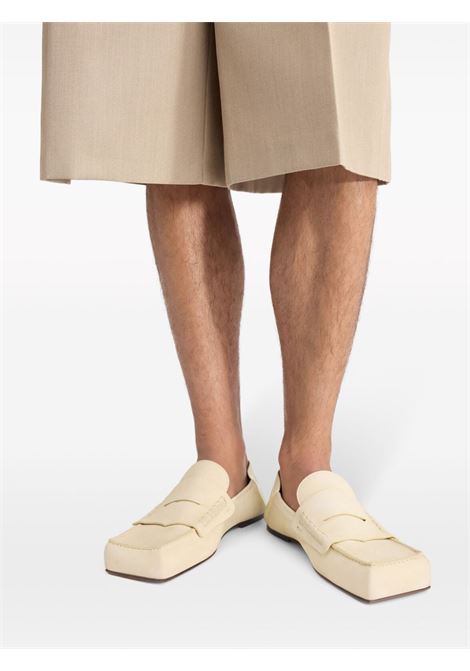 Mocassini les mocassins carre in beige Jacquemus - uomo JACQUEMUS | 246FO1474313205