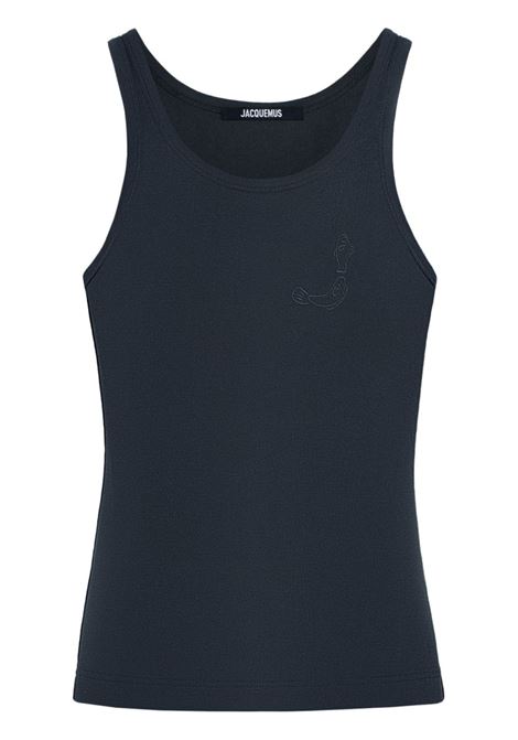 Black Le Debardeur Pesco tank top Jacquemus - men JACQUEMUS | T-shirt | 246JS2672454390