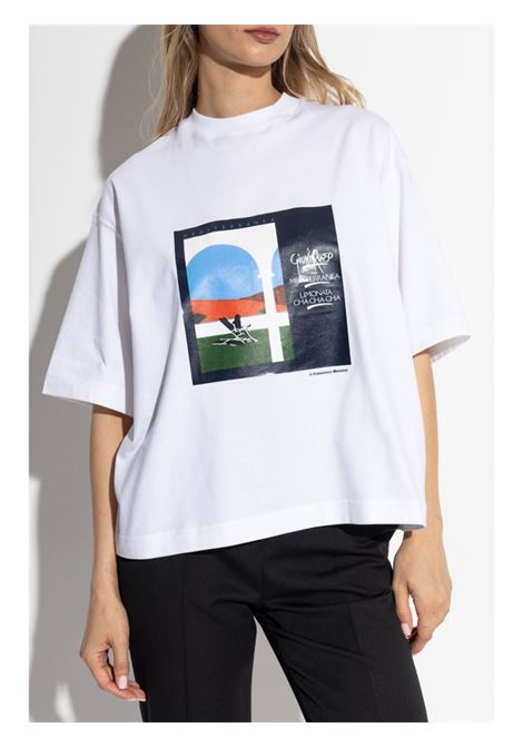 Le T-shirt Scesa in bianco Jacquemus - uomo JACQUEMUS | 246JS27524533FI