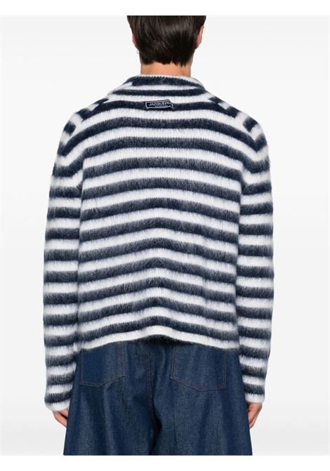 Maglione a righe le pull marina in bianco e blu Jacquemus - uomo JACQUEMUS | 246KN5112317045