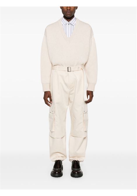 Pantaloni Le Cargo dritti in bianco di Jacquemus - uomo JACQUEMUS | 246PA0971534150