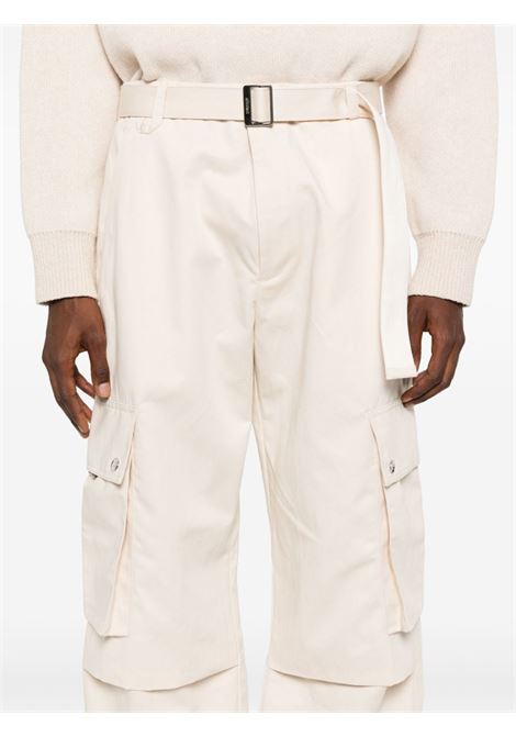 Pantaloni Le Cargo dritti in bianco di Jacquemus - uomo JACQUEMUS | 246PA0971534150