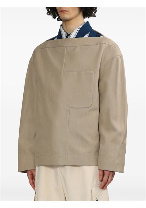 Felpa Le haut Ameno in beige Jacquemus - uomo JACQUEMUS | 246TO0241629150