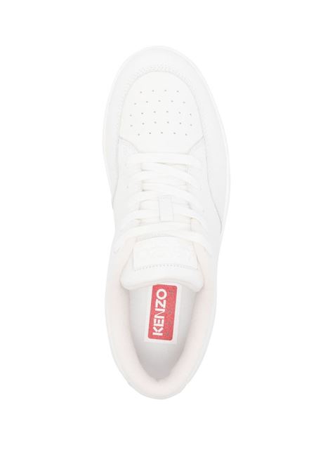 White Kenzo-Dome lace-up sneakers Kenzo - men KENZO | FD65SN061L5302