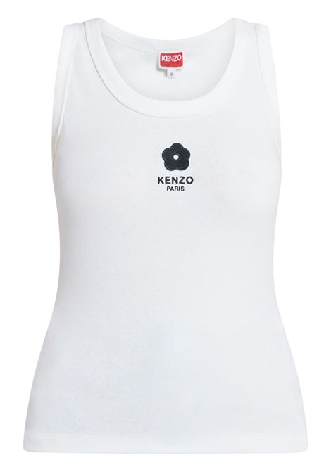 Top con ricamo Boke 2.0 in bianco - donna KENZO | FE52TO7144SR01