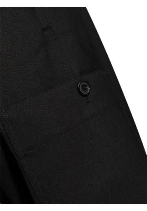 Black drawstring-waist cargo trousers Kenzo - men KENZO | FE65PA5019RE99