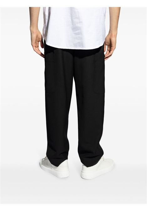 Black drawstring-waist cargo trousers Kenzo - men KENZO | FE65PA5019RE99