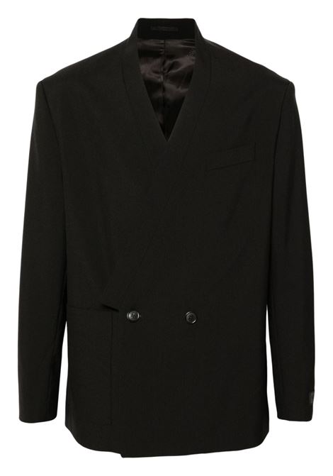 Black double-breasted blazer Kenzo - men KENZO | FE65VE1309GE99