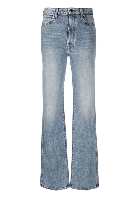 Blue - high-rise straight-leg jeans - women-Khaite KHAITE | 1032096096