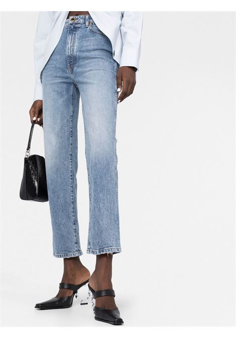 Blue - Abigail high-waisted straight-leg jeans - women KHAITE | 1071096096