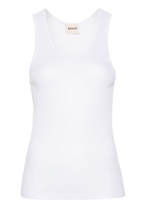 White Johnnie tank top Khaite - women