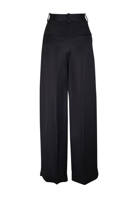 Pantaloni Marinta in nero Khaite - donna KHAITE | 31494115200