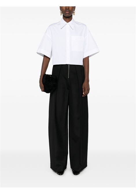 Pantaloni Marnie in nero Khaite - donna KHAITE | 31504092200