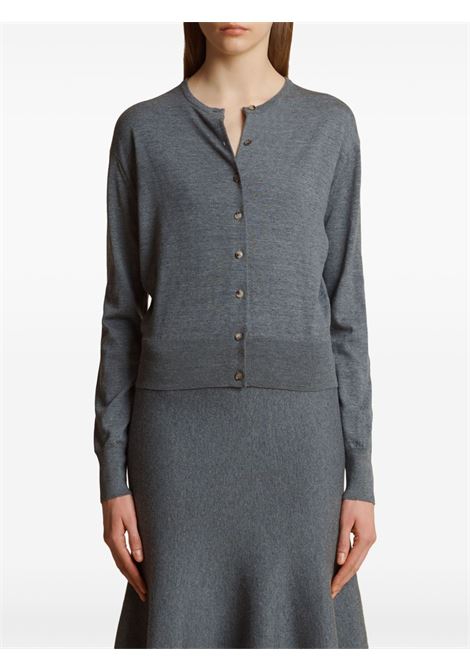 Cardigan The Jackie in grigio Khaite - donna KHAITE | 9614511284