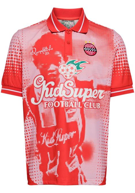 Red x ronaldinho shirt Kidsuper - men KIDSUPER | JRSY01RD