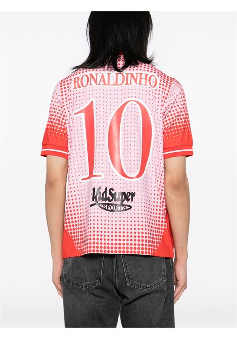 Red x ronaldinho shirt Kidsuper - men KIDSUPER | JRSY01RD