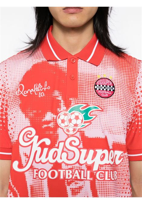 Red x ronaldinho shirt Kidsuper - men KIDSUPER | JRSY01RD