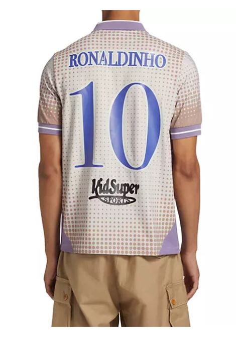 Multicolored  kidsuper x ronaldinho soccer jersey T-shirt Kidsuper - men KIDSUPER | JRSY04CRMBL