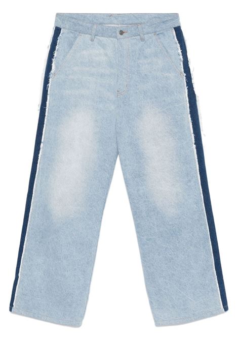 Jeans con stampa grafica ronaldinho in blu Kidsuper - uomo KIDSUPER | PT09BL