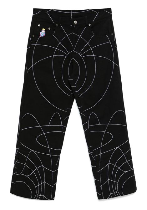 Pantaloni String Theory in nero Kidsuper - uomo KIDSUPER | PT18BLK