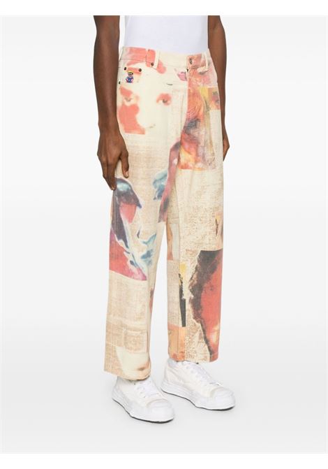 Pantaloni con stampa all-over multicolore Kidsuper - uomo KIDSUPER | PT37TAN