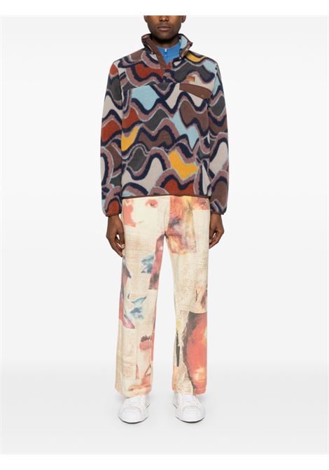 Pantaloni con stampa all-over multicolore Kidsuper - uomo KIDSUPER | PT37TAN