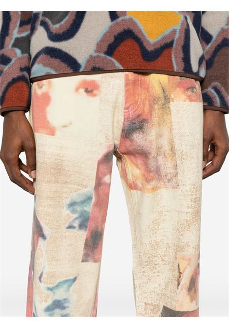 Pantaloni con stampa all-over multicolore Kidsuper - uomo KIDSUPER | PT37TAN