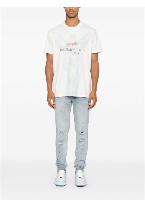 T-shirt Sinners Kash in bianco Ksubi - uomo KSUBI | MPF24TE003WHT