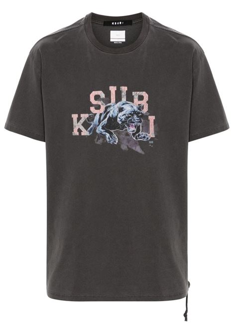 Black Apex Biggie T-shirt Ksubi - men KSUBI | T-shirt | MPF24TE046BLK