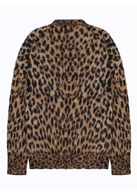 Brown animal print jumper Laneus - women LANEUS | F4LAWOJP208200