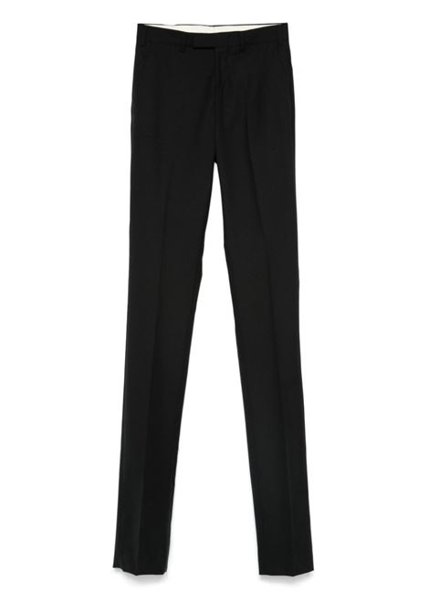 Pantaloni dritti in lana in nero Laneus - donna LANEUS | Pantaloni | F4LAWOPA157110