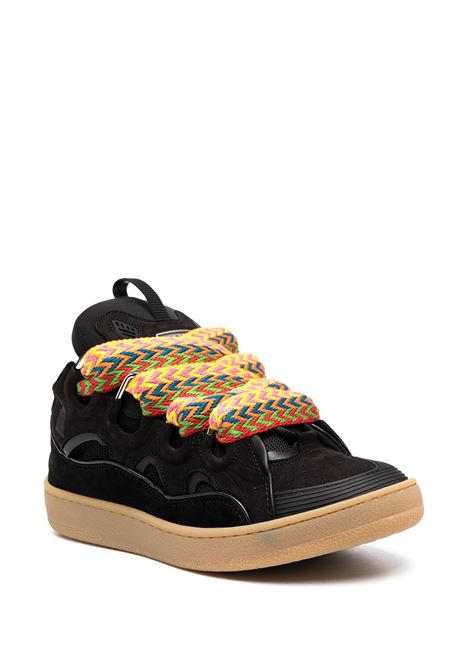 Black curb sneakers - men LANVIN | FMSKRK11DRA210