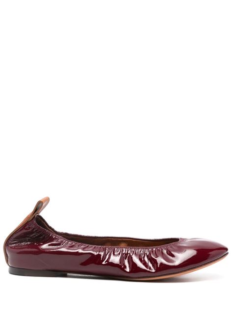 Ballerine in borgogna Lanvin - donna LANVIN | Ballerine | FWBAMB02GLOS39