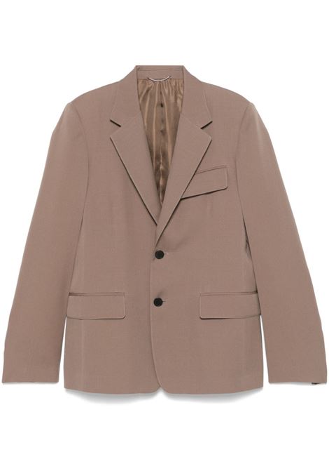 Brown single-breasted wool blazer Lanvin-men LANVIN | RMJA00635857394