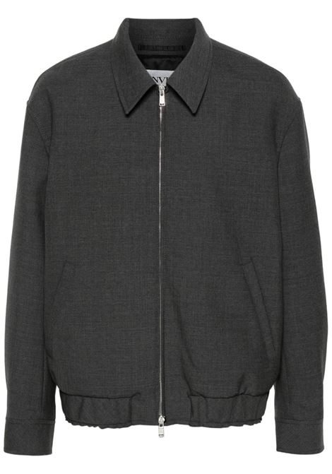 Grey zip-up jacket Lanvin - men