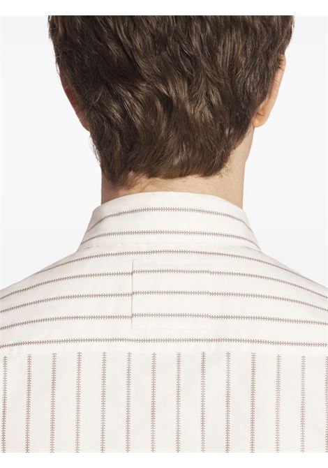 Ivory striped shirt Lanvin-men LANVIN | RMSI040759990076